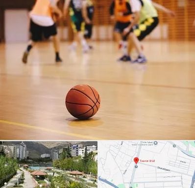 کلاس بسکتبال در بلوار تعاون
