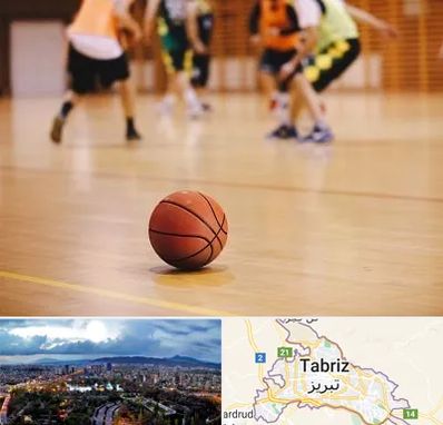 کلاس بسکتبال در تبریز