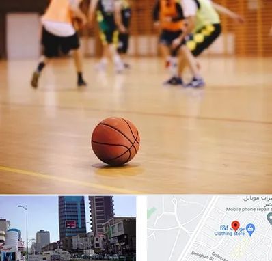 کلاس بسکتبال در چهارراه طالقانی کرج