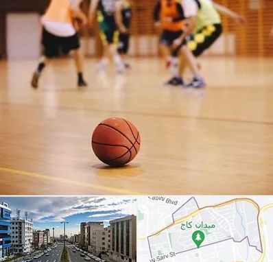کلاس بسکتبال در سعادت آباد تهران