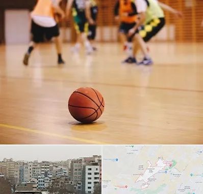 کلاس بسکتبال در محمد شهر کرج