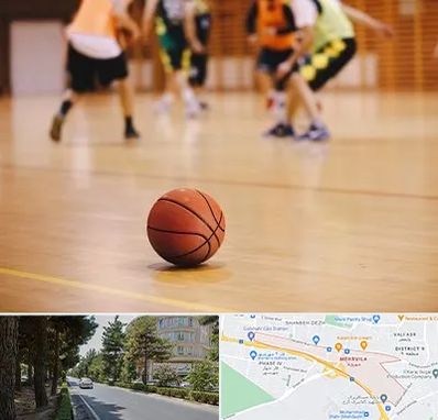 کلاس بسکتبال در مهرویلا کرج