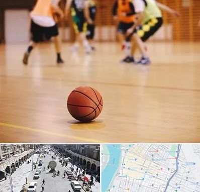 کلاس بسکتبال در نادری اهواز