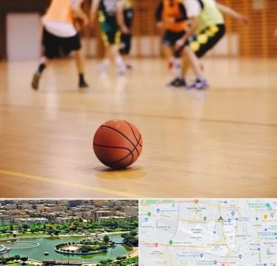 کلاس بسکتبال در منطقه 9 تهران