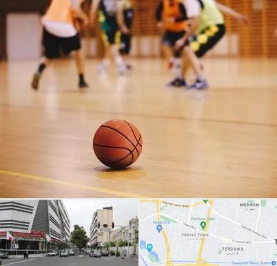 کلاس بسکتبال در بلوار فردوس