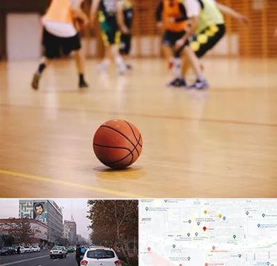 کلاس بسکتبال در کارگر شمالی