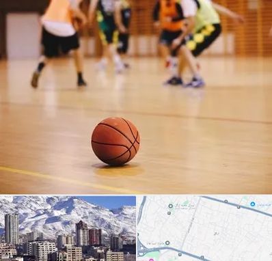 کلاس بسکتبال در ازگل