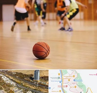 کلاس بسکتبال در خیابان نیایش شیراز