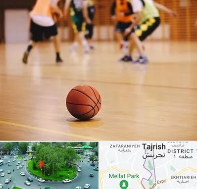 کلاس بسکتبال در تجریش