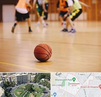 کلاس بسکتبال در جهانشهر کرج