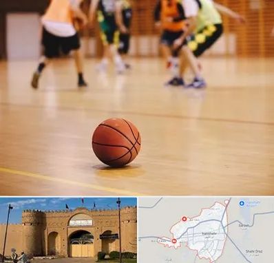 کلاس بسکتبال در ایرانشهر