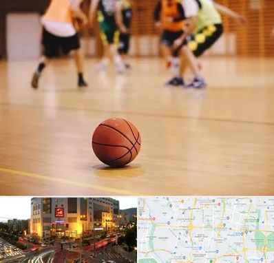 کلاس بسکتبال در جنت آباد تهران