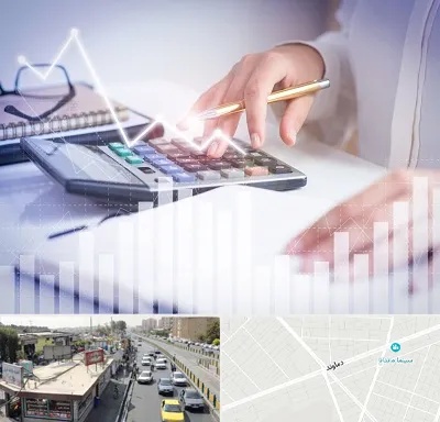کارشناس مالیاتی در خیابان دماوند