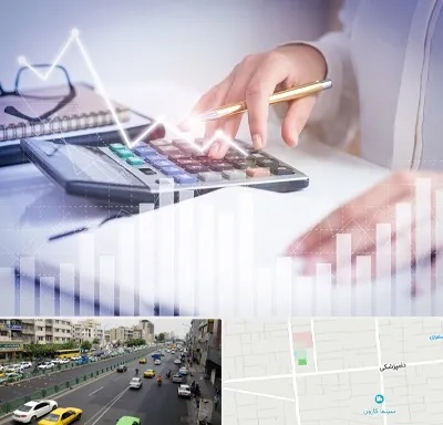 کارشناس مالیاتی در خیابان دامپزشکی
