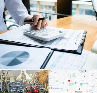 شرکت مالیاتی در خیابان آزادی 