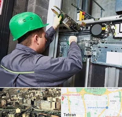 سرویس کار آسانسور در مرزداران 