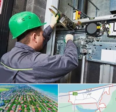 سرویس کار آسانسور در نور