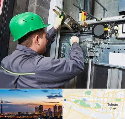 سرویس کار آسانسور در غرب تهران 