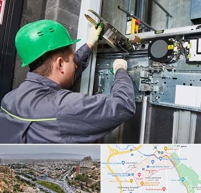 سرویس کار آسانسور در معالی آباد شیراز