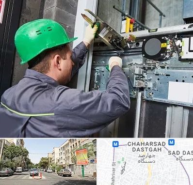 سرویس کار آسانسور در چهارصد دستگاه 