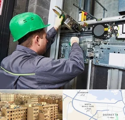 سرویس کار آسانسور در جنوب غرب تهران