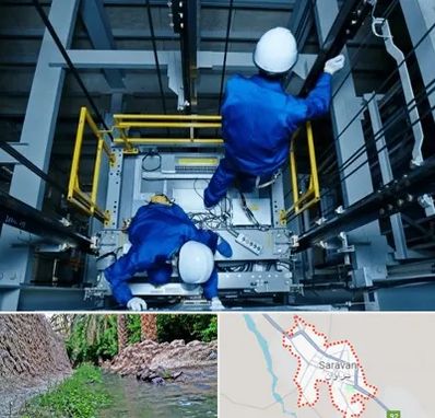 تعمیر کابین آسانسور در سراوان