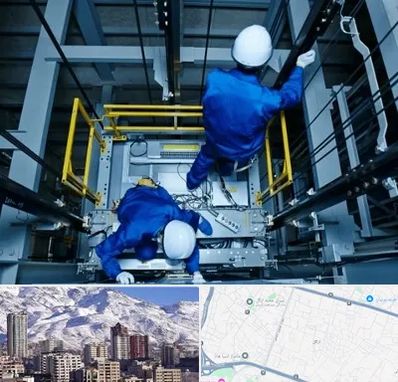 تعمیر کابین آسانسور در ازگل