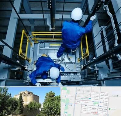 تعمیر کابین آسانسور در مرداویج اصفهان