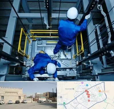 تعمیر کابین آسانسور در نواب اسلامشهر