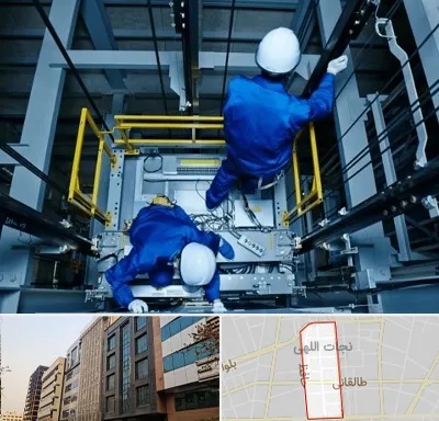 تعمیر کابین آسانسور در نجات اللهی