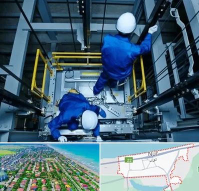 تعمیر کابین آسانسور در نور