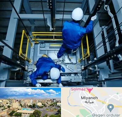 تعمیر کابین آسانسور در میانه