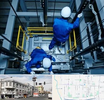 تعمیر کابین آسانسور در 17شهریور