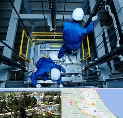 تعمیر کابین آسانسور در رودسر