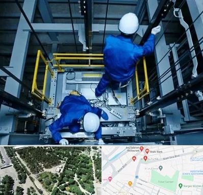 تعمیر کابین آسانسور در سالاریه قم