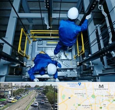 تعمیر کابین آسانسور در جنوب تهران 