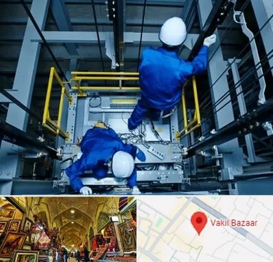 تعمیر کابین آسانسور در بازار وکیل شیراز