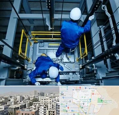 تعمیر کابین آسانسور در منطقه 14 تهران 
