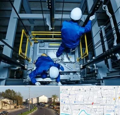 تعمیر کابین آسانسور در ضیابری رشت