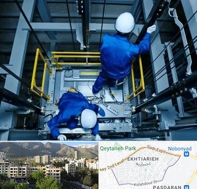 تعمیر کابین آسانسور در اختیاریه 