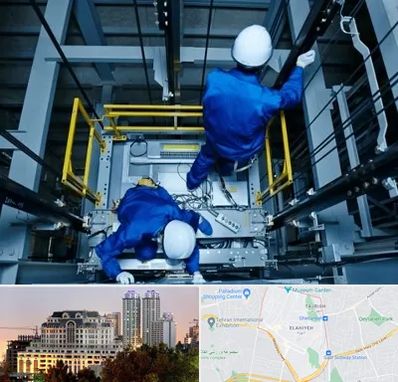 تعمیر کابین آسانسور در فرشته 