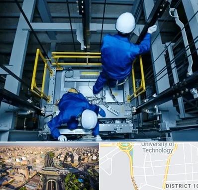 تعمیر کابین آسانسور در استاد معین 