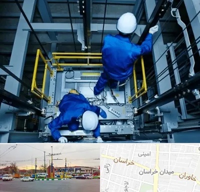 تعمیر کابین آسانسور در میدان خراسان