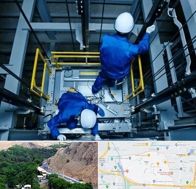 تعمیر کابین آسانسور در کن 