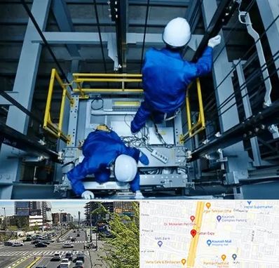 تعمیر کابین آسانسور در ستاری 