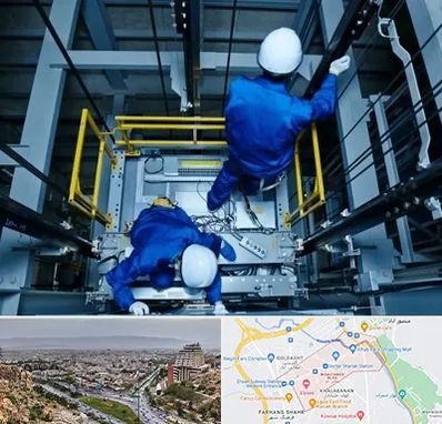 تعمیر کابین آسانسور در معالی آباد شیراز