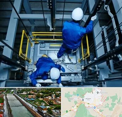 تعمیر کابین آسانسور در مراغه