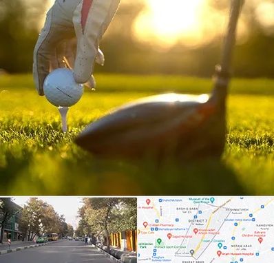 باشگاه گلف در شریعتی 