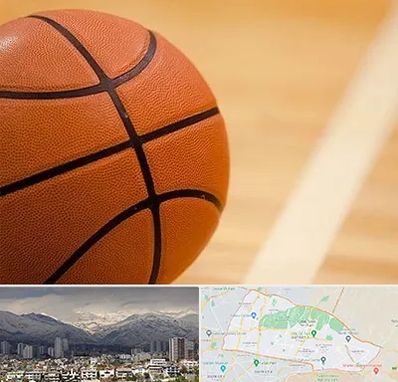 زمین بسکتبال در منطقه 4 تهران