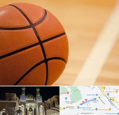 زمین بسکتبال در زرگری شیراز